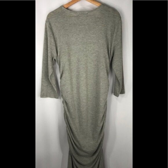 Inc. SMALL Scoop Neck Side Ruching Dress $79 - Picture 2 of 3
